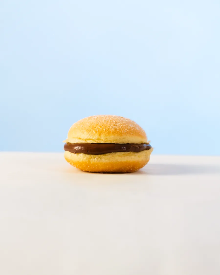 Bola de berlim de Chocolate