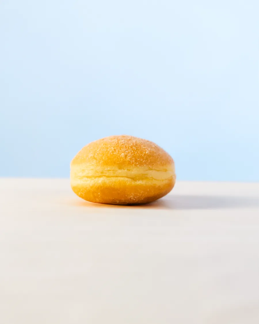 Bola de berlim sem recheio